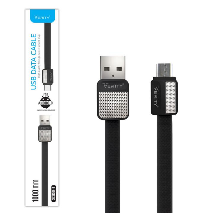 کابل تبدیل USB به micro USB وریتی مدل CB 3126A-B به طول 1 متر Verity CB 3126A lightning Cable 1m